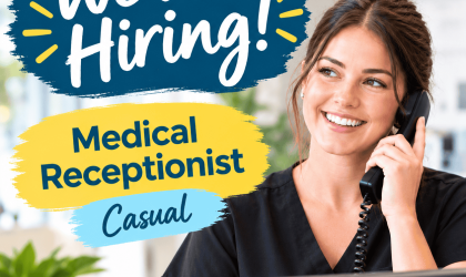 We’re Hiring_ Medical Receptionist